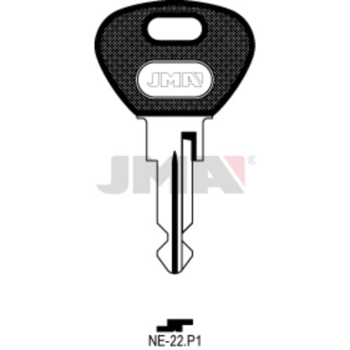 Chei Otel Plastic Negru NE-22.P1